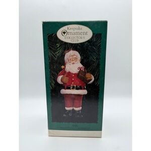 Vintage‎ Hallmark Keepsake Ornament Collector's Club Santa 1996